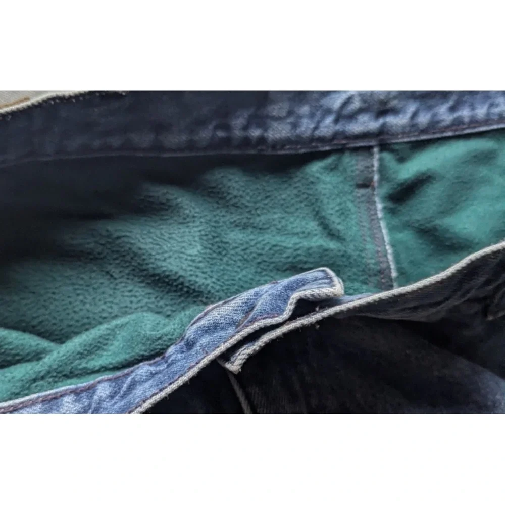 Vintage LL Bean Double L Natural Fit 42X29 Fleece Lined Stonewashed Jeans